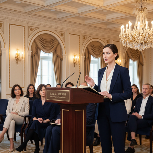 Public speaking & body language etiquette session